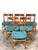 Set of 6 Vintage Chairs from the 1960s. The chairs were made in the 1960s and have been completely restored. The structure...
