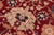 Shabby Chic 1990's Floral Pak-Persian Red/Blue Wool Rug - 8'1'' X 10'0'' For Sale - Image 4 of 9