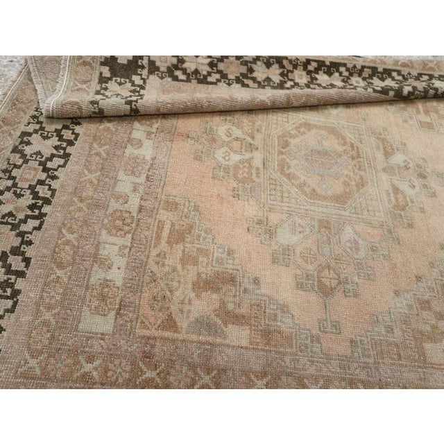 Galerie Shabab Collection Mid-20th Century Turkish Anatolian Wide Gallery Runner For Sale - Image 10 of 10