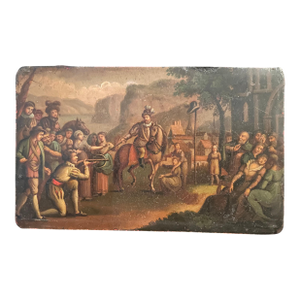 19th Century Swiss Oil Painting of the Legend of William Tell