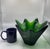Mid-Century Modern Blenko Emerald Green 7 Point Star Bowl – With Original Label For Sale - Image 15 of 15
