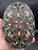 Green Antique Hand Fabricated Glass Enamel Cloisonné Oval Multicolored Box Gorgeous For Sale - Image 8 of 12