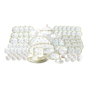 Late 19th Century Meissen Porcelain Dinnerware Service for Twelve People - 121 pcs