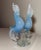 Glass Vintage Hand Blown Italian Murano Opaline Glass Cockatoo Bird Sculptures Statue For Sale - Image 7 of 10