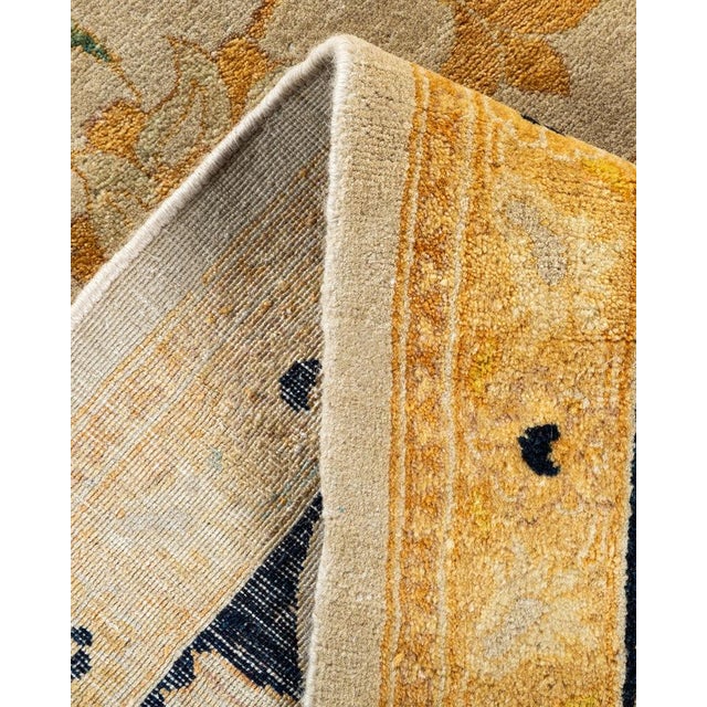 Mogul, One-of-a-Kind Hand-Knotted Area Rug in Ivory, 9' 0" x 11' 10" For Sale In New York - Image 6 of 8