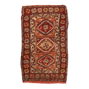 Antique Kurdish Rug 1'9'' x 2'11''