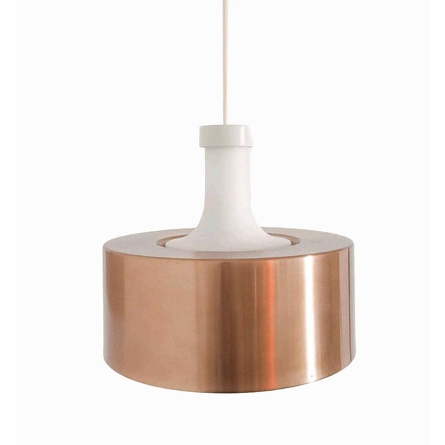 Mid-Century Pendant Lamp in Aluminium and Glass from Staff, Germany, 1970s For Sale - Image 4 of 5