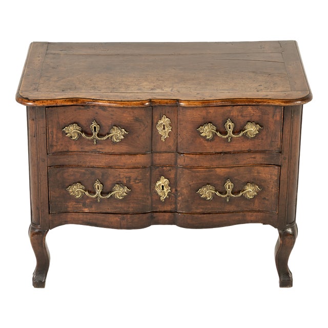 Small 18th Century French Walnut Commode For Sale