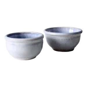 Vintage Judy Smith Pottery Bowl Pair Cica 1976