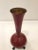 Traditional Early 20th Century Red Enamel Bronze Vase For Sale - Image 3 of 6