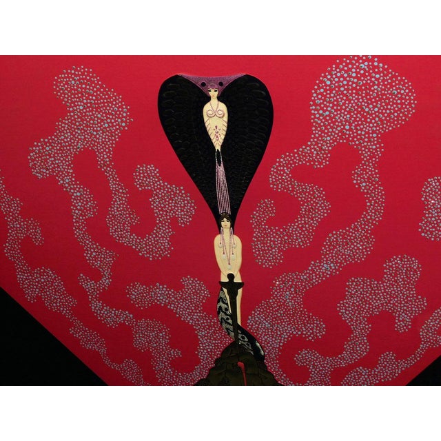 Paper 1980s Erte "Triumph of the Courtesan" Hand Signed & Numbered Serigraph Art, Framed For Sale - Image 7 of 7