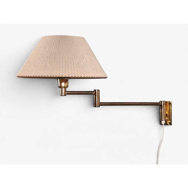 1960s Mid-Century Modern Fagerhults Belysning Ab, Articulating Wall Light, Brass For Sale In New York - Image 6 of 14
