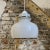 Mid-Century Modern White Opaline Pendant Light, Italy, 1970s For Sale - Image 3 of 7
