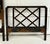 19th C. Chinoiserie English Black Lacquered Headboard and Footboard For Sale - Image 9 of 12