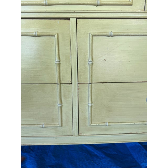 Thomasville Allegro Faux Bamboo 7 Drawer Dresser For Sale - Image 18 of 18