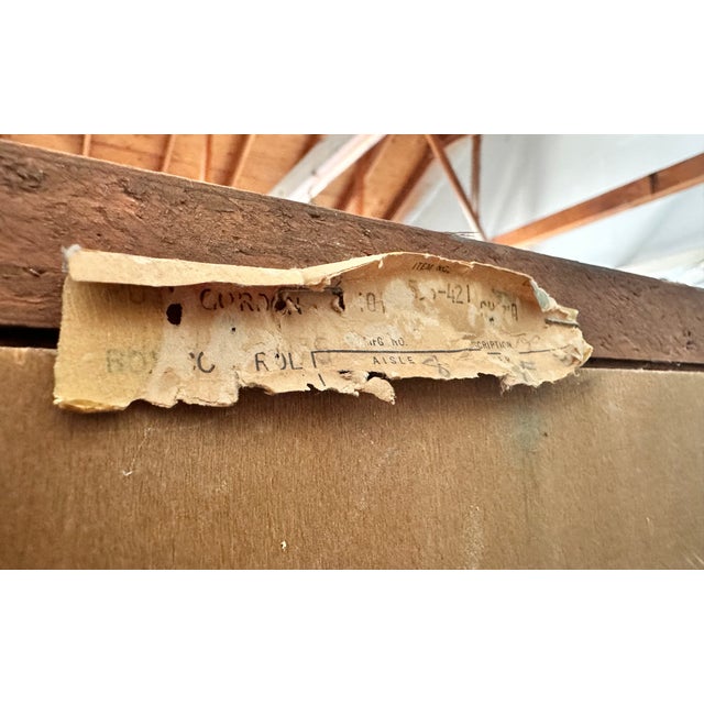 Vintage Coastal Faux Bamboo China Display Curio Cabinet Rattan Wood Glass For Sale - Image 11 of 16