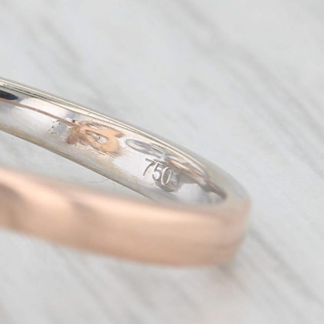 2010s 2.18ctw Diamond Butterfly Ring 18k White Rise Gold Size 6.5 Adjustable For Sale - Image 5 of 8