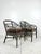 Vintage Lacquered Rattan Chairs- A Pair For Sale - Image 4 of 12