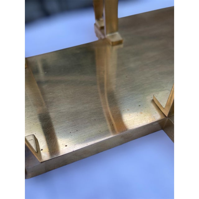 Visual Comfort S 2651hab-Am Cadence Large Tiered Sconce in Hand Rubbed Antique Brass by Carrier and Company For Sale - Image 11 of 13