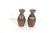 Japanese Pair of Vintage Japanese Stoneware Sake Bottles Small Pitchers For Sale - Image 3 of 8