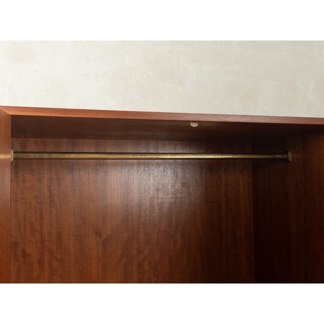 Brown Wardrobe from Oldenburger Möbelwerkstätten, 1950s For Sale - Image 8 of 11