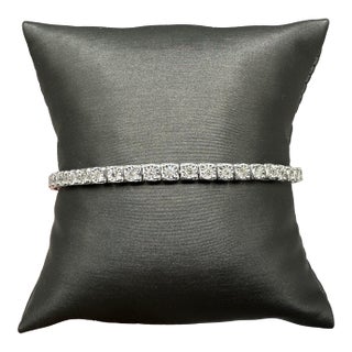 Diamond Tennis Bracelet in Sterling Silver – 1ctw, 7.75in, New For Sale