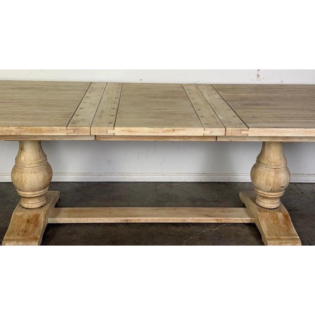 Spanish Style Refractory Table W/ Leaf Extension C. 1930's For Sale - Image 12 of 18