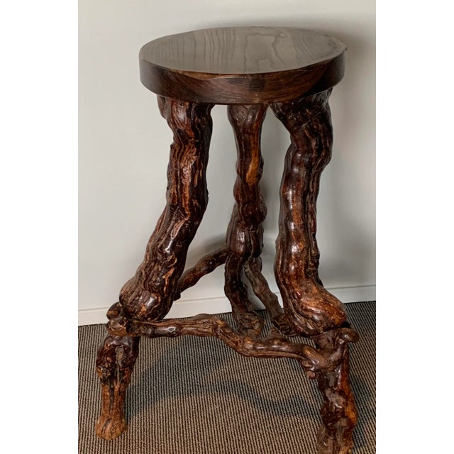 French Vine Wood Table, 1960s For Sale - Image 6 of 6