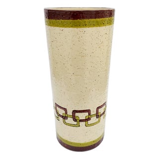 Vintage Ceramic Vase by by Alvino Bagni for Bitossi, 1960s For Sale