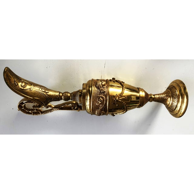 Large Neoclassical Brass Jug by Joseph Brumberg, Sundern For Sale - Image 4 of 18