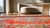 Eye-Catching Large Red Background Color With Medallion Design Antique Turkish Oushak Runner For Sale - Image 9 of 9