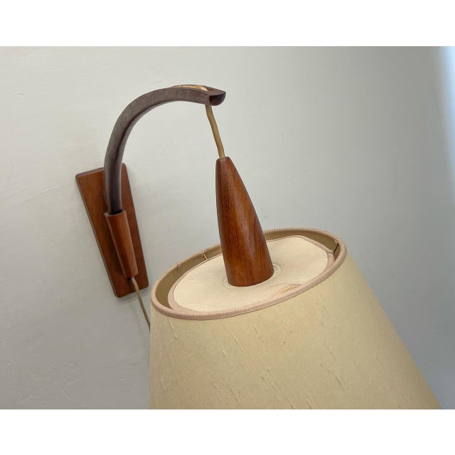 Danish Teak Rotatable Wall Lamp, 1960s For Sale - Image 12 of 14