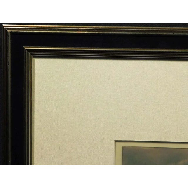 1980s John Kelly Untitled Original Graphite Pencil of Venice, Custom Framed For Sale In Denver - Image 6 of 6