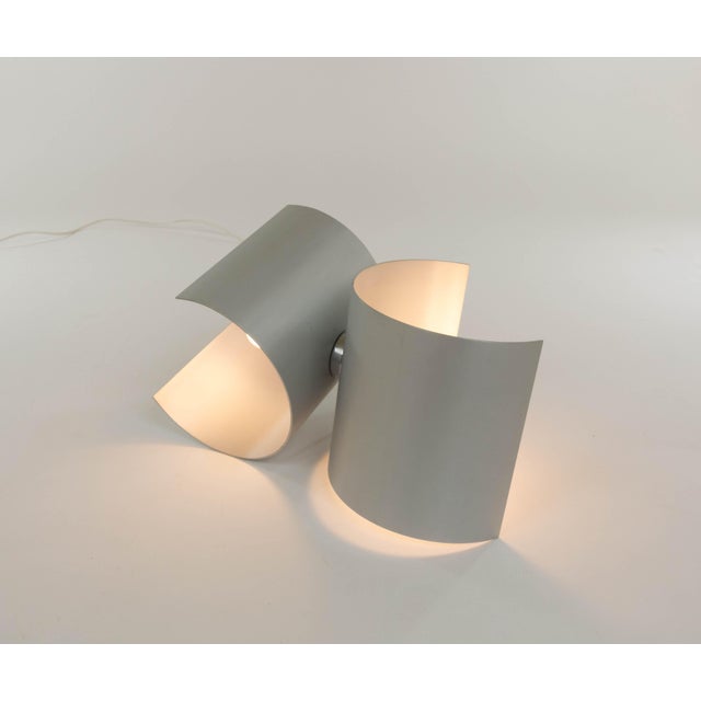 Metal Aluminium Table Lamp by Nucleo Sormani, 1970s For Sale - Image 7 of 10