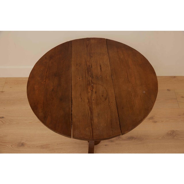 18th Century 18th Century Round French Pedestal Table For Sale - Image 5 of 6