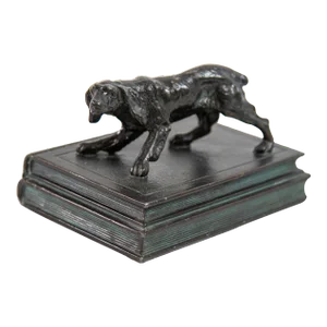Hunting Dog Bronze Sculpture of a Dog in Jules Moigniez Style