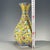 Chinese Chinese Yellow Ground Famille Rose Porcelain Hexagonal Vase With Gourd Motif For Sale - Image 3 of 9