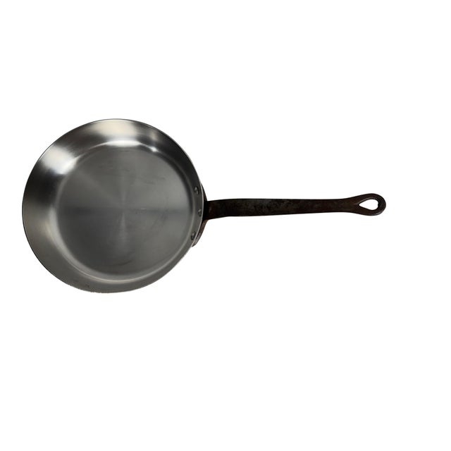 Early 20th Century French Copper Skillet 9 Inch Marked Metaux Ouvres France For Sale - Image 9 of 18