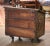 Brass Early 20th Century French Repoussé Brass Fireplace Wood Box on Casters For Sale - Image 8 of 9