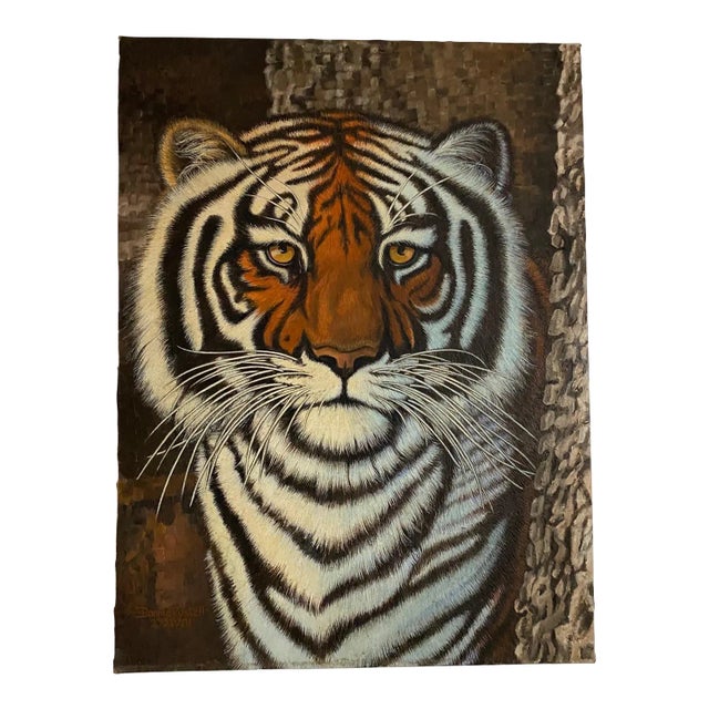 Tiger Painting by Bonnie Russell For Sale