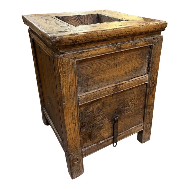 Late 19th Century Antique Chinese Grain Bin For Sale