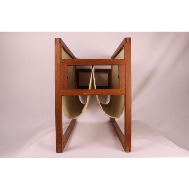Mid-Century Modern 1960s Newspaper/Magazine Stand by Henning Wind-Hansen for Sika Møbler For Sale - Image 3 of 7