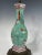 Chinese Antique Chinese Light Green Porcelain Lamp For Sale - Image 3 of 9