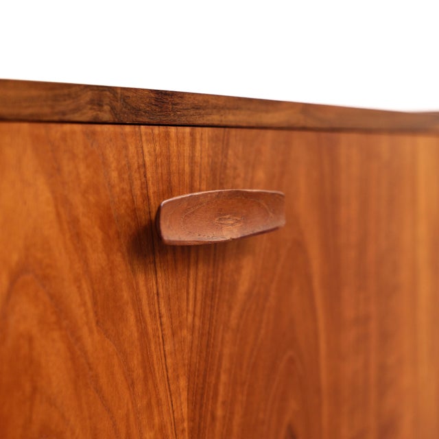 1960s Teak English Dry Bar Liquor Cabinet For Sale - Image 13 of 15