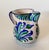 Mediterranean Spanish Fajalauza Majolica Hand Painted Large Creamer Pitcher For Sale - Image 3 of 17