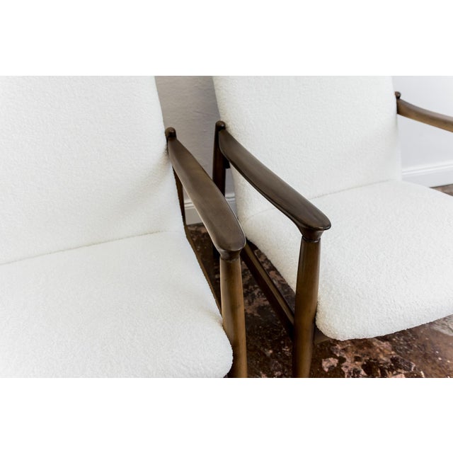 Mid-Century Modern High Back Lounge Chairs by Edmund Homa, Poland, 1960s, Set of 2 For Sale - Image 10 of 13