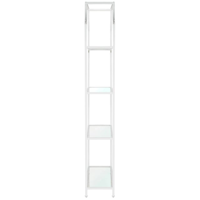 Modern 4 Tier Etagere in White For Sale - Image 3 of 8