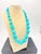 Tribal 1970s Hand-Fabricated Sterling and Turquoise Nugget Necklace W/ Mosaic Inlay Clasp For Sale - Image 3 of 16