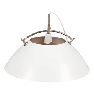 Pendant in White Aluminium from Hans J. Wegner, 1970s For Sale