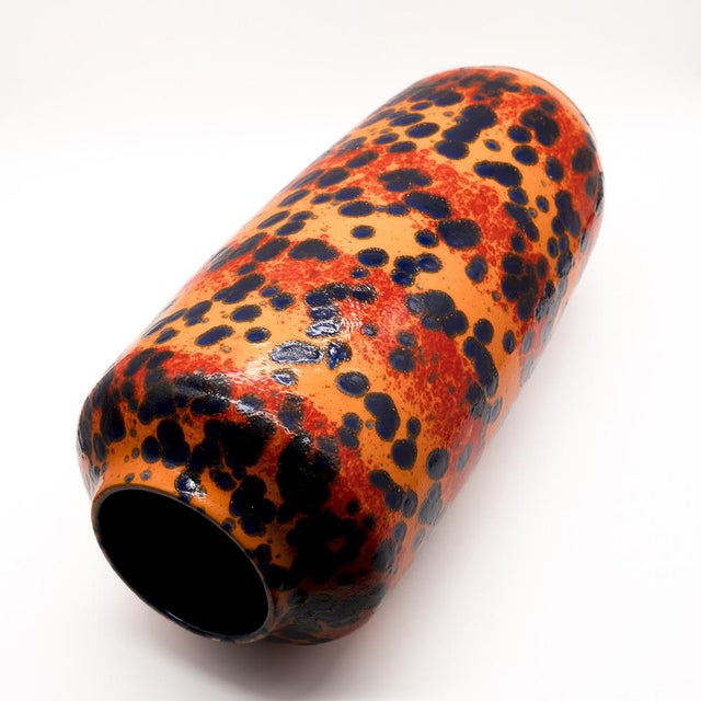 Model 517-45 Fat Lava Floor Vase from Scheurich Keramik, West Germany, 1970s For Sale - Image 4 of 11